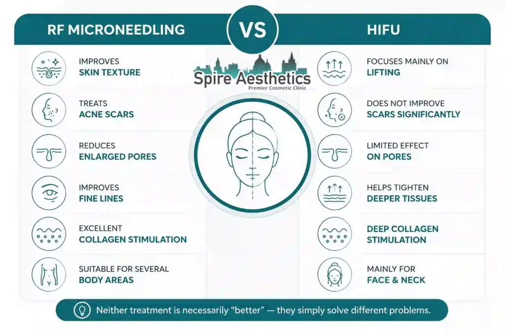 RF Microneedling vs HIFU: Which Treatment Gives Better Results Swansea?